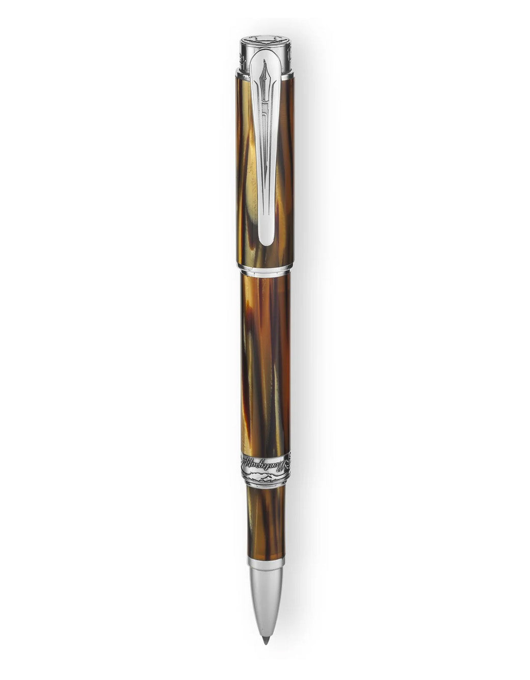 Montegrappa Ernest Hemingway Writer Rollerball, Silver