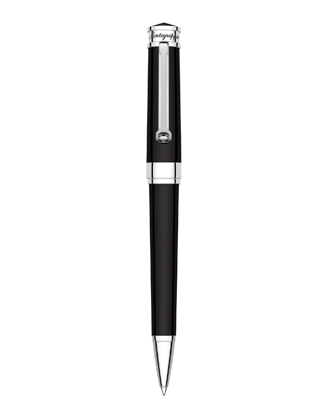 Montegrappa Parola Ballpoint Pen, Solid Black