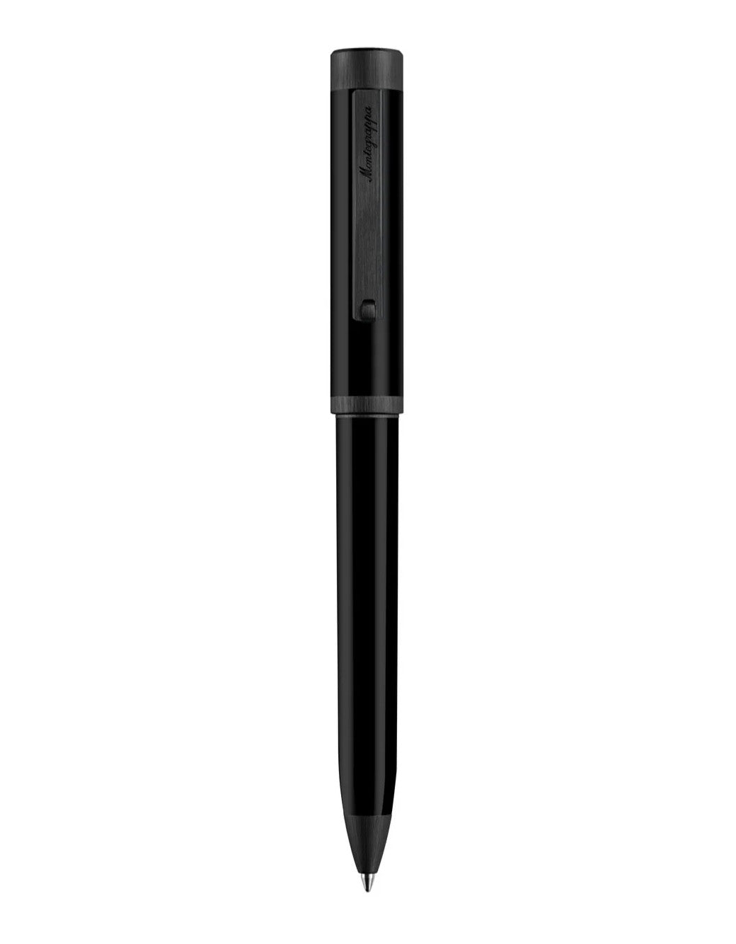 Montegrappa Zero Ballpoint Pen, Ultra Black IP
