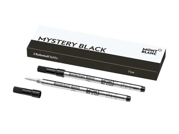 Montblanc Rollerball Refills, Mystery Black - Fine