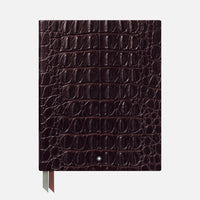 دفتر ملاحظات مونت بلانك رقم 149 مطبوع عليه شعار كروكو، مبطن باللون البني غير اللامع