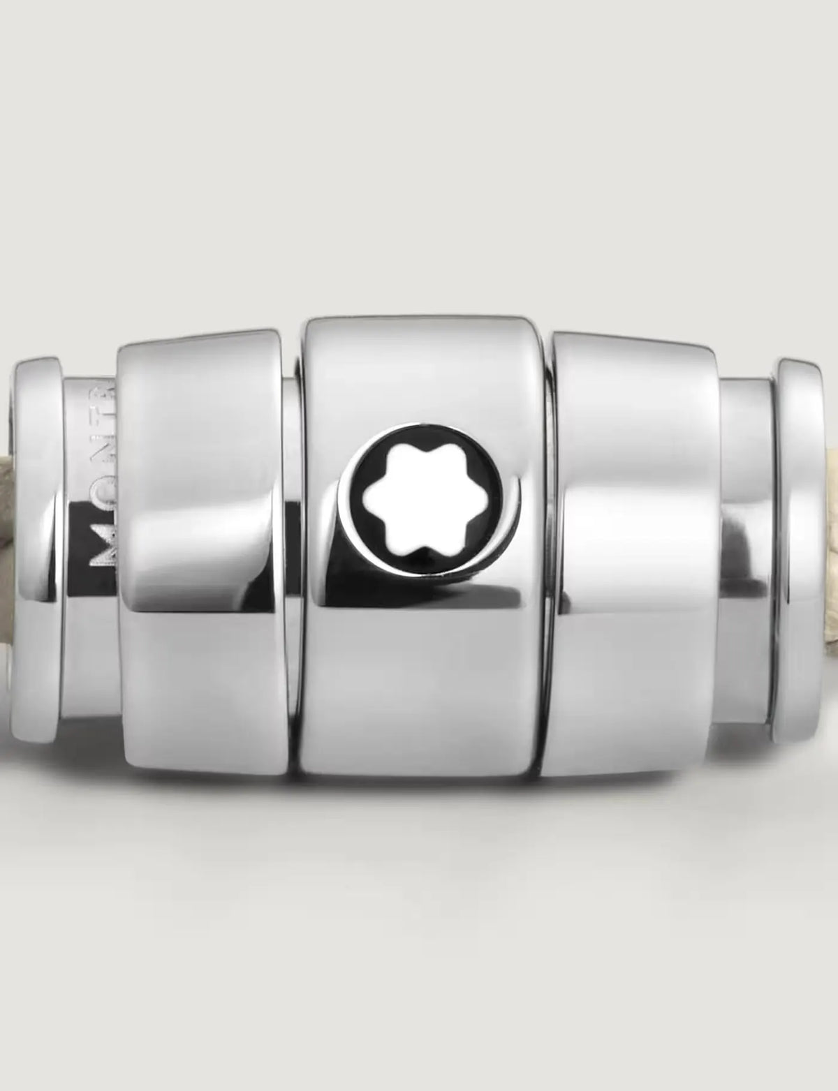 Montblanc Bracelet Steel 3 rings, Cloudy Bei, 63