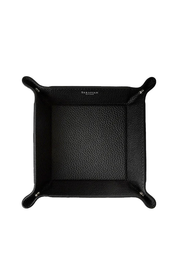 Serapian Tidy Tray Sartoriale Cachemire Black