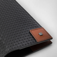 Serapian Passport Case Stepan 72 Black/Cuoio