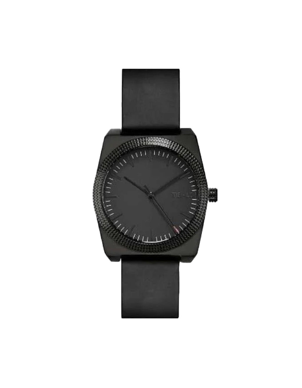 Tibaldi Leather Strap Black Dial Men'S Watch
