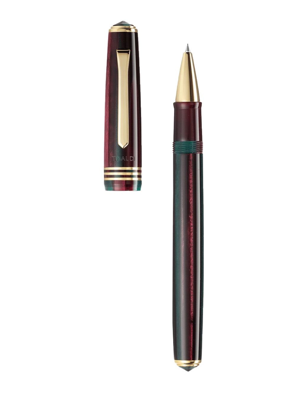 Tibaldi Zazou Green Resin Rollerball Pen