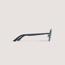 Montblanc Squared Sunglasses With Black Metal Frame
