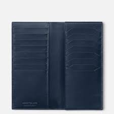 Montblanc Meisterstuck Long Wallet 15 cc Ink Blue