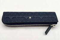 حقيبة أقلام Montblanc Meisterstuck Selection 1 حول العالم في 80 يومًا باللون الأزرق