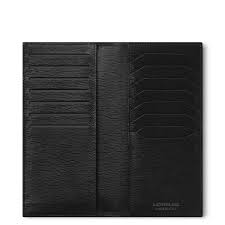 محفظة مون بلان مايسترستاك 4810 طويلة 15 سم مكعب باللون الأسود