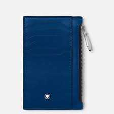 Montblanc Meisterstuck Pocket 8cc with zip Blue