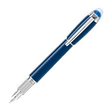 Montblanc STARWALKER BLUE PLANET PRECIOUS RESIN FOUNTAIN PEN