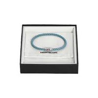Montblanc Bracelet Steel 3 rings, Smoky Blue, 63