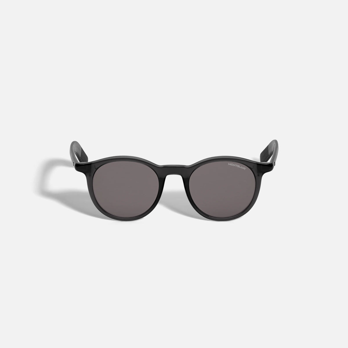 Montblanc Round Sunglasses with Black injected Acetate Frame