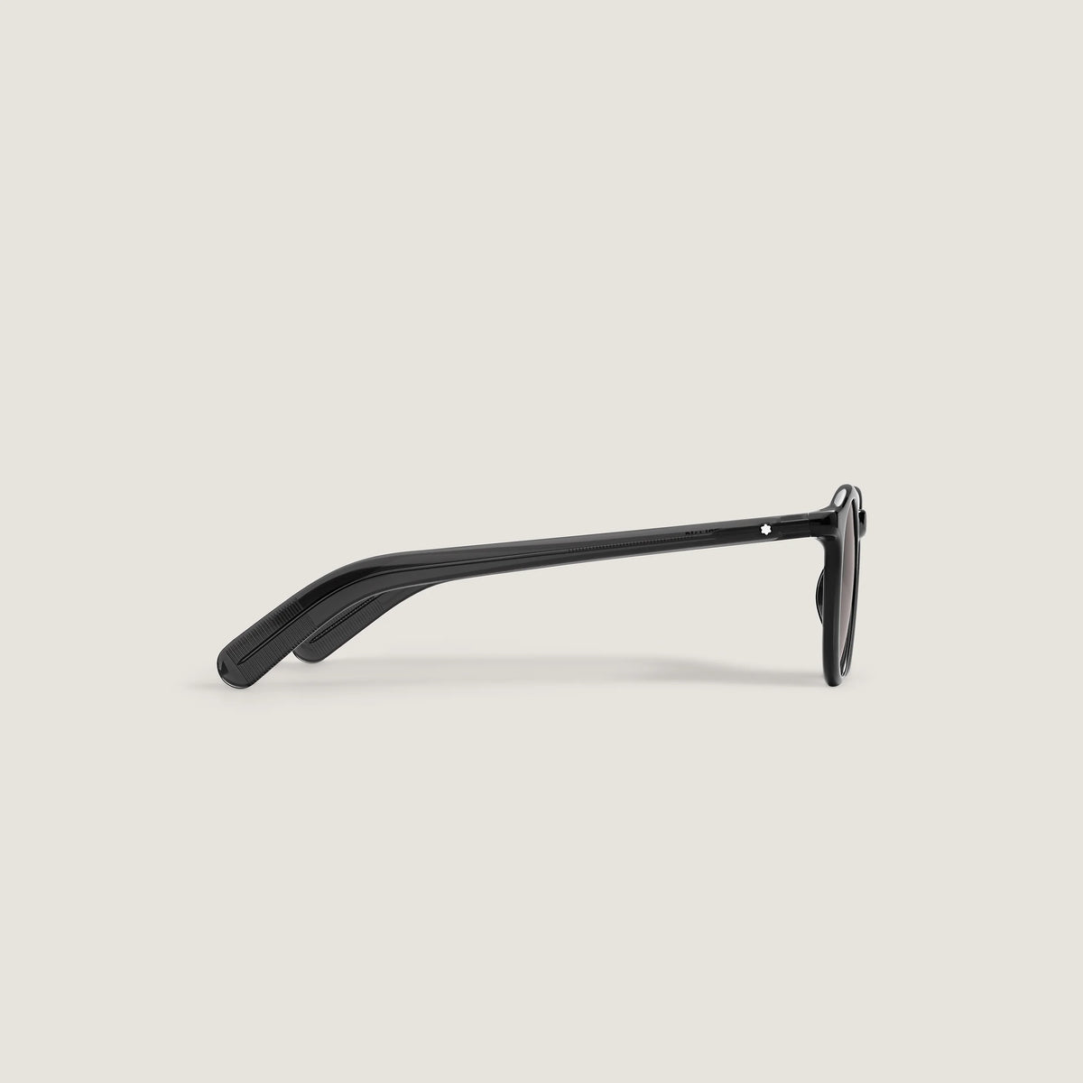 Montblanc Round Sunglasses with Black injected Acetate Frame