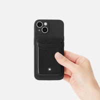 محفظة بطاقات Montblanc Sartorial بسعة 2cc لجهاز iPhone مع MagSafe